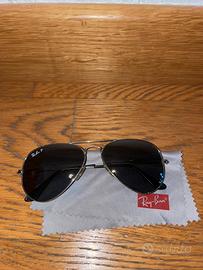 Ray-Ban Aviator Silver con lenti polarizzate