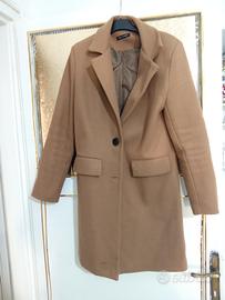 cappotto cammello donna taglia S made Italy 