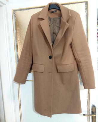 cappotto cammello donna taglia S made Italy 