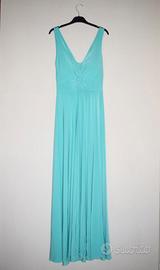 Vestito lungo color tiffany