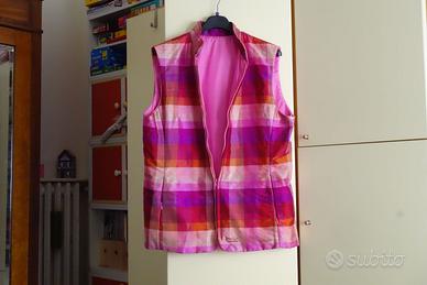 Gilet pura seta 100% fantasia . Tg 48