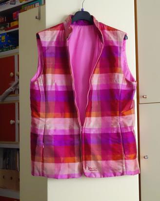 Gilet pura seta 100% fantasia . Tg 48