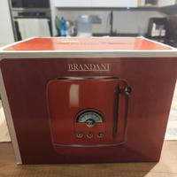 Tostapane Brandani Rosso Vintage Nuovo