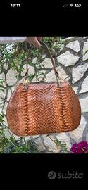 Elegante Borsa a Mano Vintage in Vera Pelle 50/60’