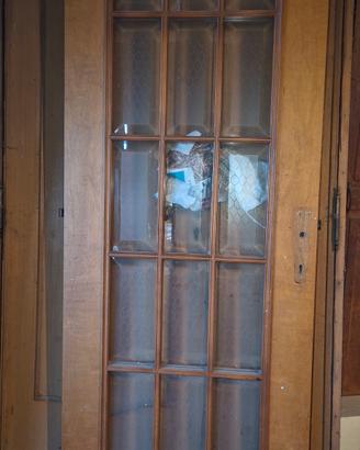 Porta Interna a Vetri in Legno Massiccio – Stile C