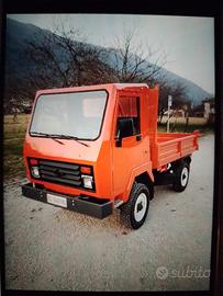 camioncino ribaltabile 4x4 con marce ridotte