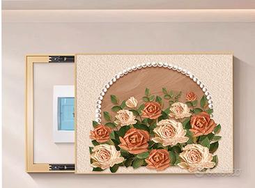 Quadro decorativo copri contatore/cassaforte muro
