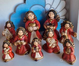 angeli del natale thun fp.  in rosso