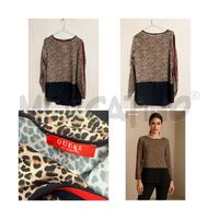 CASACCA D GUESS MACULATA CON BALZA NERA