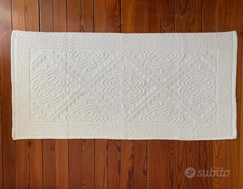Tappeto in cotone antiscivolo avorio Sibilla