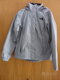 Giacca a vento donna grigia north face TG.M