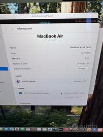 Macbook air m2 15”