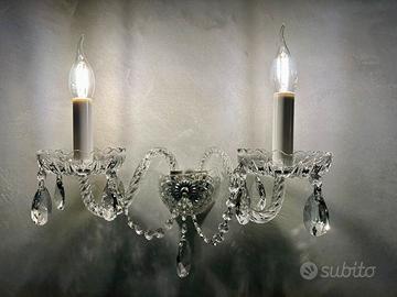 Coppia Applique Cristallo MASIERO