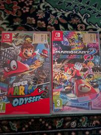 Mario odissey e Mario kart 