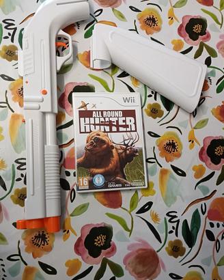 Gioco Wii + fucile all round hunter