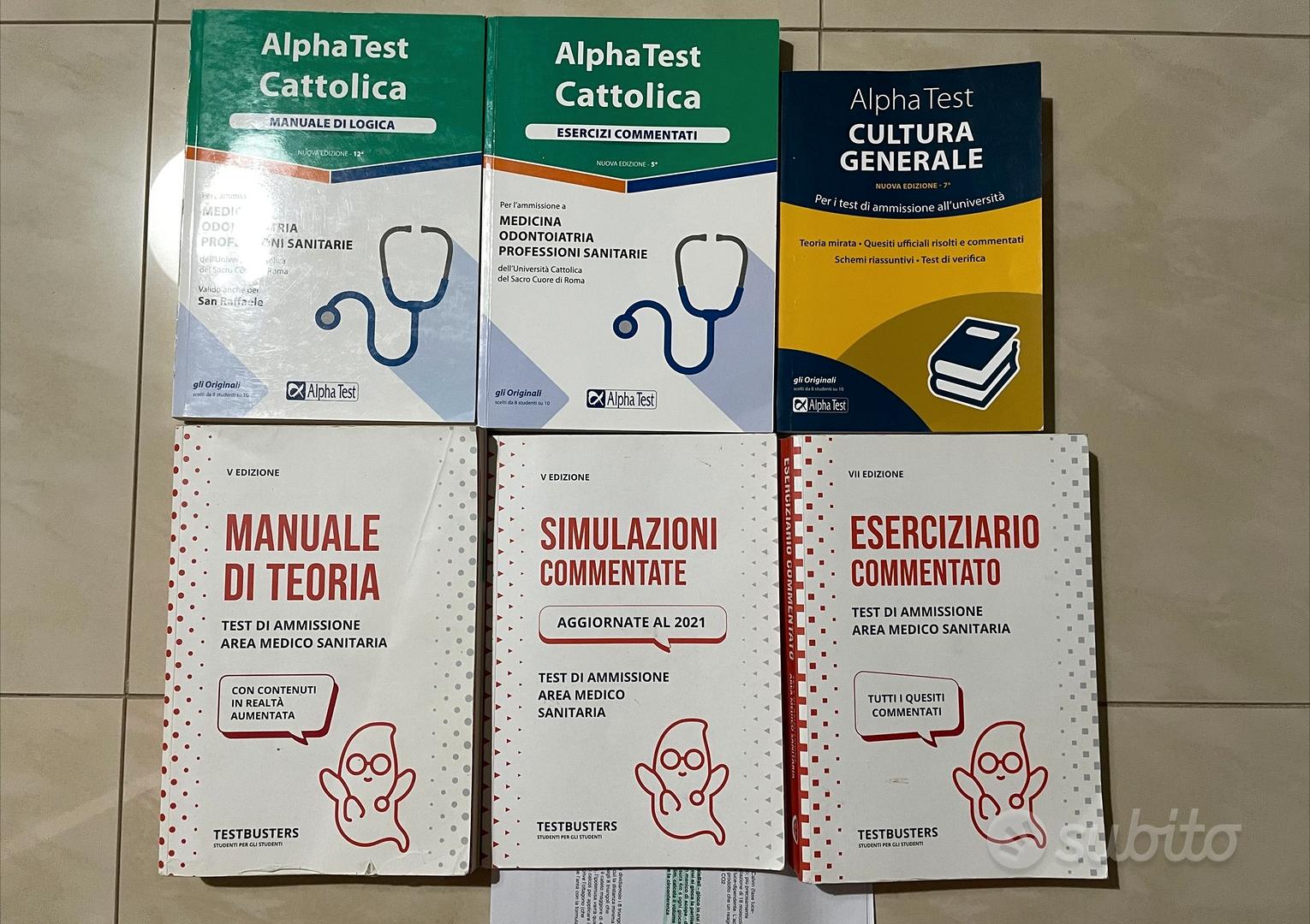 test di medicina - Libri e Riviste In vendita a Roma