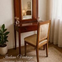 Elegante toeletta vintage italiana metà ‘900 stile