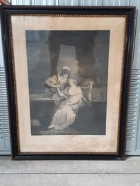 4 stampe originali ‘800 Tema: OPERE DI SHAKESPEARE