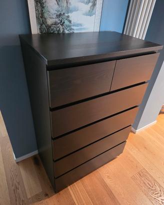 Cassettiera ikea Malm 6 cassetti