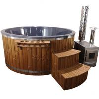 Vasca idromassaggio da esterno a legna