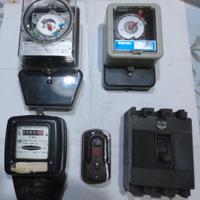 Lotto attrezzature industriali elettrico vintage