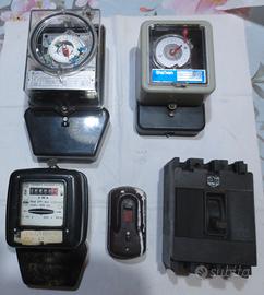 Lotto attrezzature industriali elettrico vintage