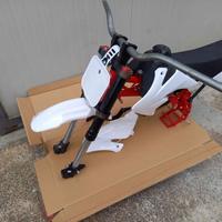 Telaio Pit Bike con Forcella Carene Manubrio Serba