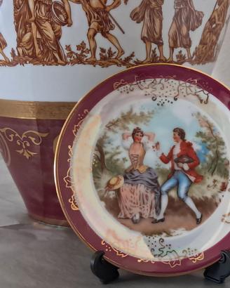 Piatto decorativo in porcellana