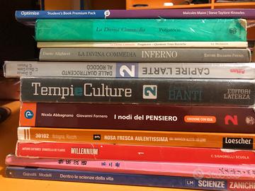 Libri liceo Falcone fino al 5^ anno corso L