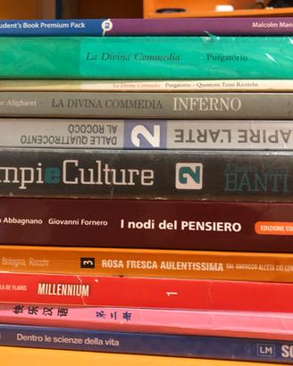 Libri liceo Falcone fino al 5^ anno corso L