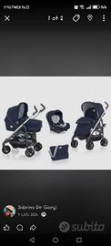 trio inglesina blu