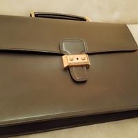 Borsa in pelle marrone