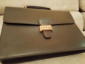 Borsa in pelle marrone