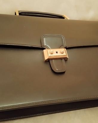 Borsa in pelle marrone