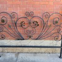 Testiera letto matrimoniale in ferro battuto