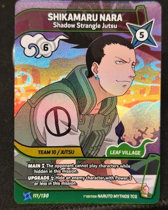 Naruto Mythos TCG Shikamaru Nara 111/130