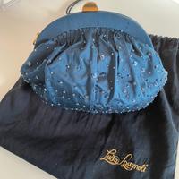 Pochette blu Luisa Spagnoli