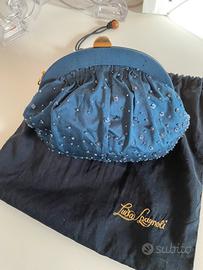Pochette blu Luisa Spagnoli