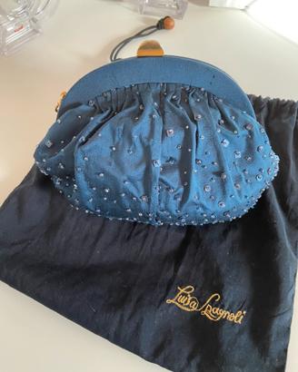 Pochette blu Luisa Spagnoli