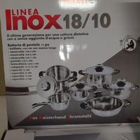 Batteria di Pentole inox nuova