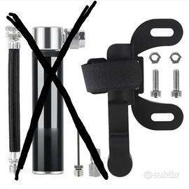 Aggancio porta mini e grande pompa bici