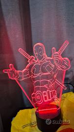 lampada deadpool rgb