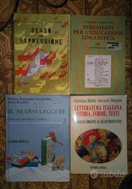 Stock 4 libri italiano, grammatica