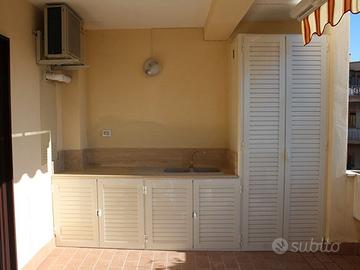 Cucina da esterno in alluminio 