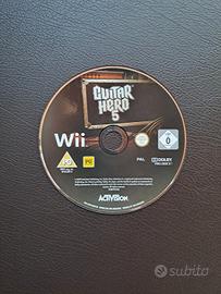 Guitar Hero 5 per Wii senza custodia