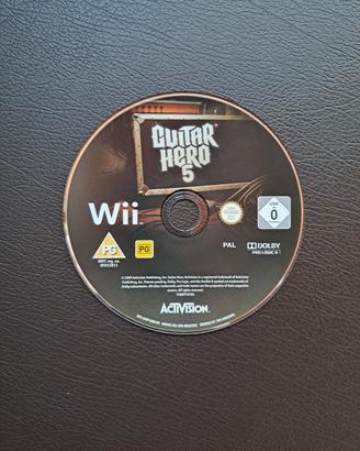 Guitar Hero 5 per Wii senza custodia