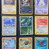 Lotto Carte Pokémon con raccoglitori