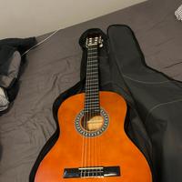 Chitarra classica nuova con porta chitarra