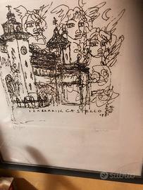 Litografia  Tono Zancanaro 1981