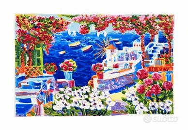 Faccincani Lo scorrere dei desideri a Santorini